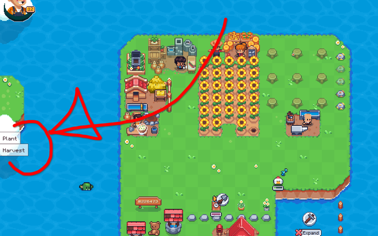 Sunflower Land Farm Helper: Mass Plant & Harvest Chrome Baseeeed Extension